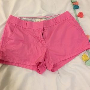 Pink JCrew Shorts